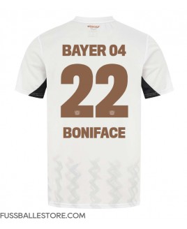 Günstige Bayer Leverkusen Victor Boniface #22 Auswärtstrikot 2024-25 Kurzarm